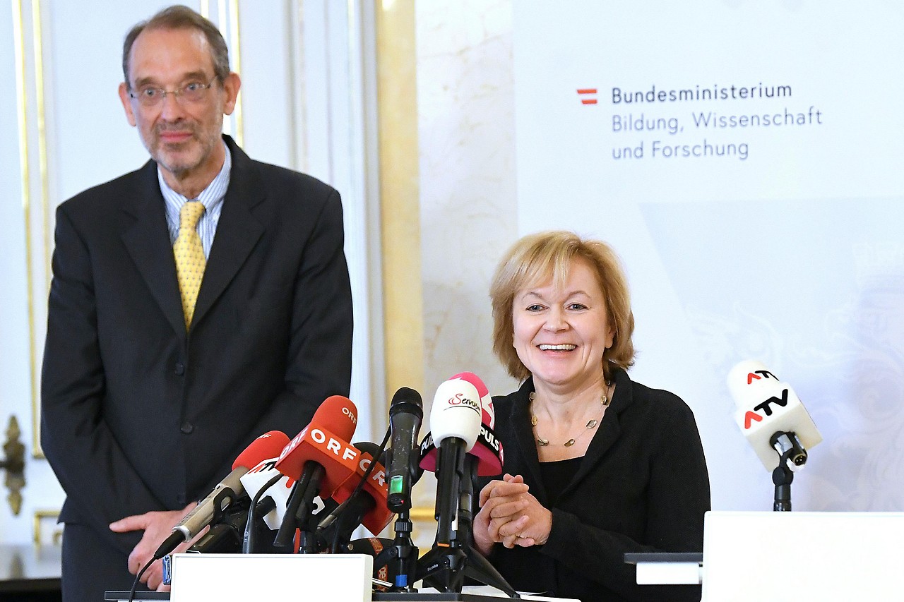 Heinz Faßmann und Susanne Wiesinger 