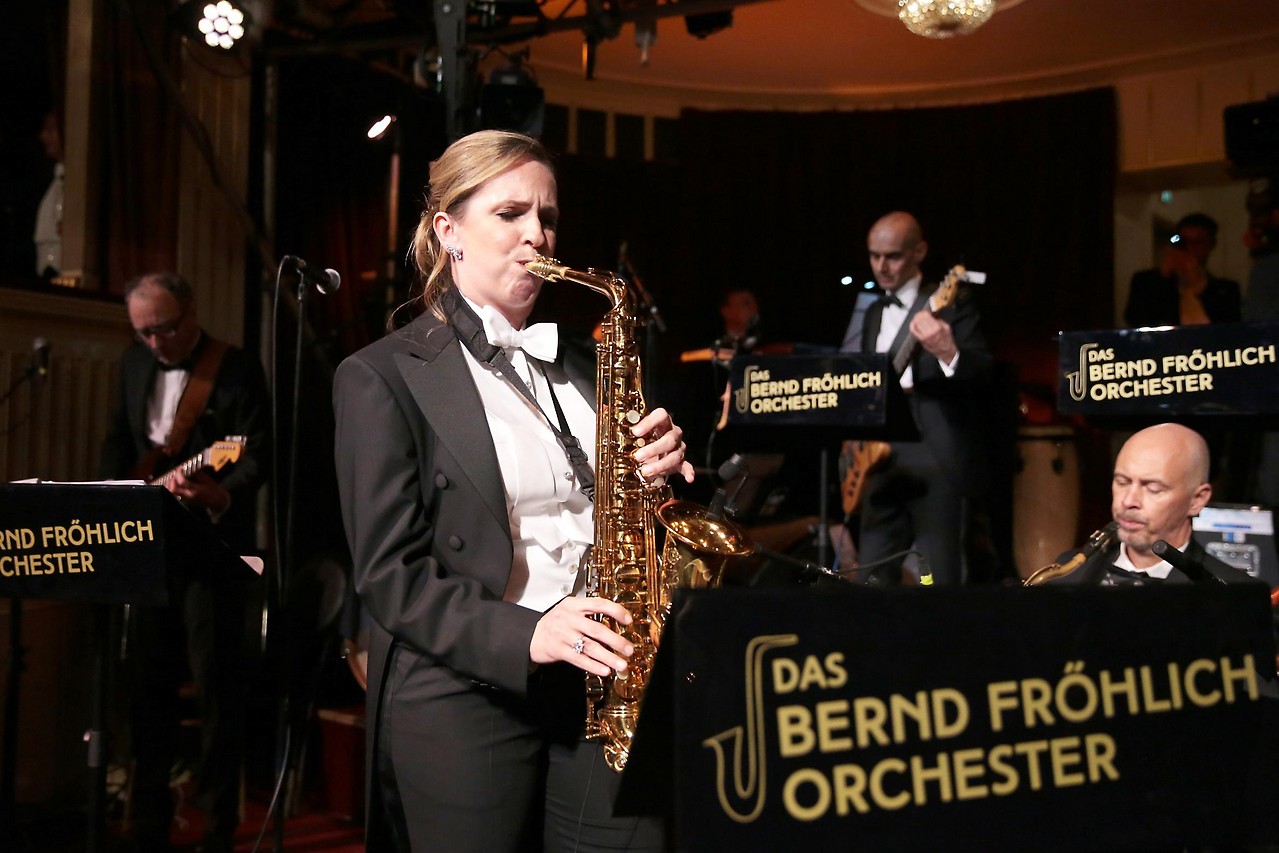 Maria Großbauer am Saxophon
