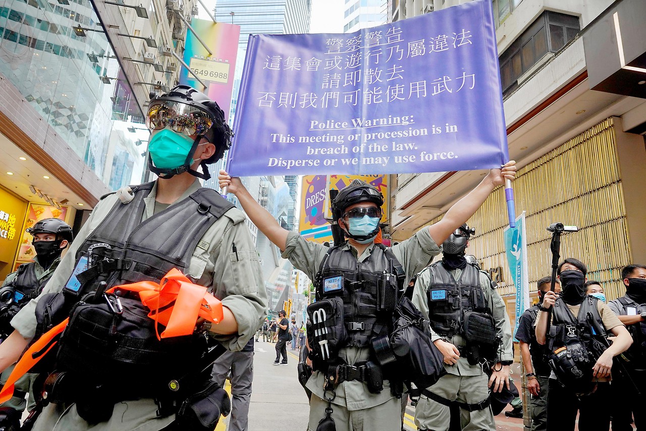 Hongkong-Gesetz: Gewalt bei neu entbrannten Protesten - news.ORF.at
