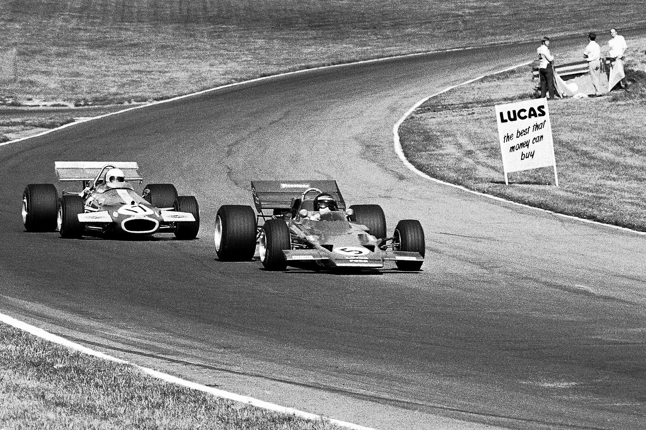 Lotus72 alte Postkarte Jochen Rindt Formel 1 Weltmeister 1970 