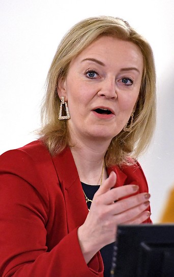 Britische Außenministerin Liz Truss