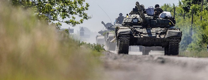 Ukrainische Panzer