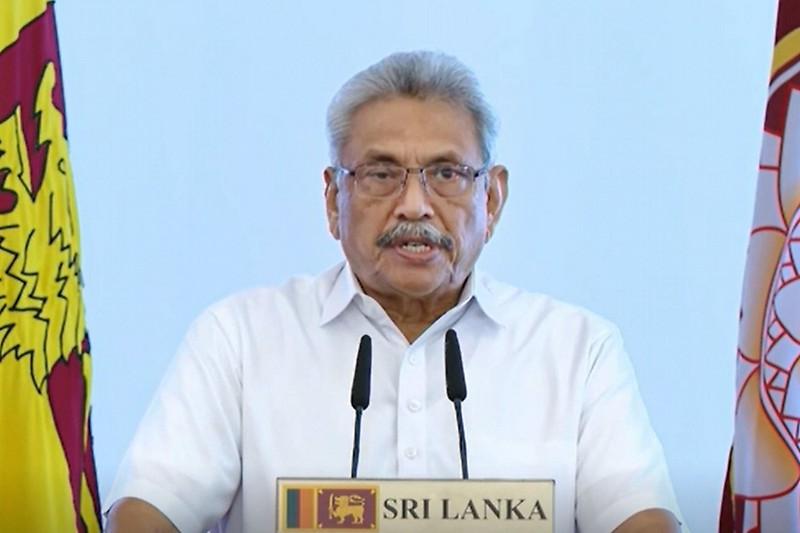 Präsidenten Sri Lankas Gotabaya Rajapaksa