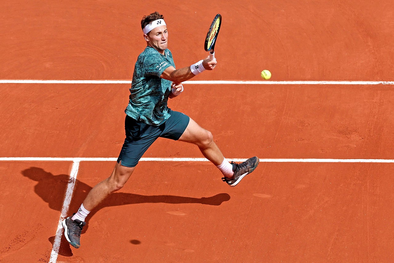 Norway's Casper Ruud during the French Open final