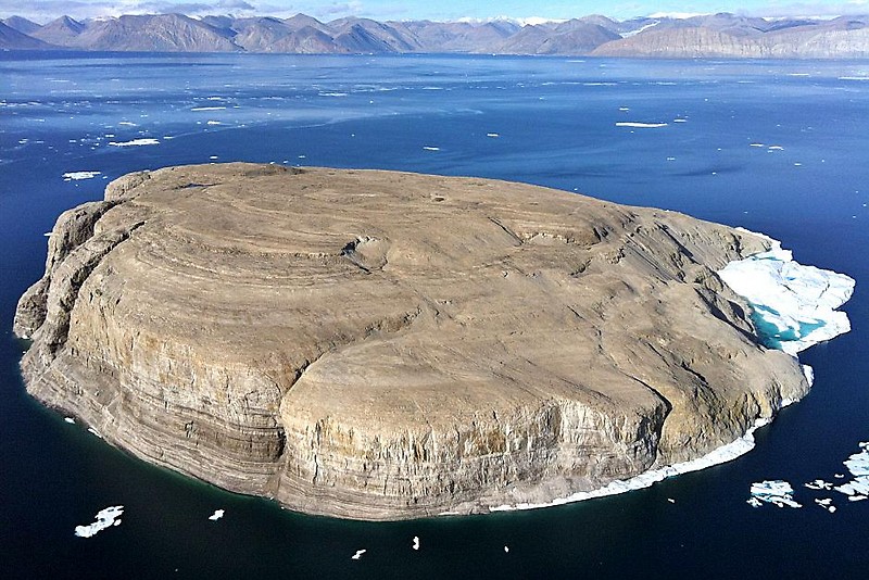 Hans-Insel zwischen Kanada und Grönland