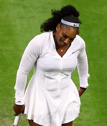 Serena Williams geht, Vogelperspektive