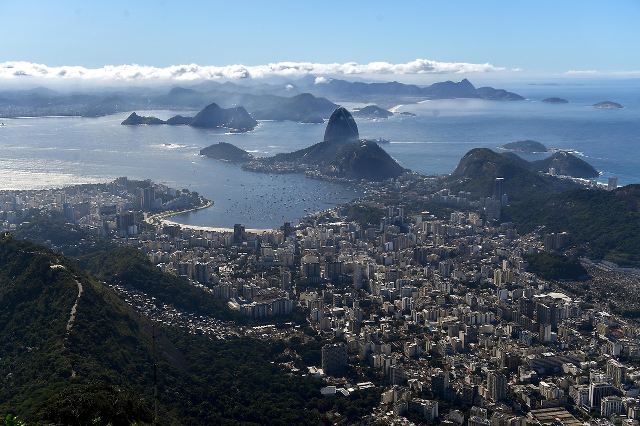 Der Zuckerhut-Felsen no Rio de Janeiro