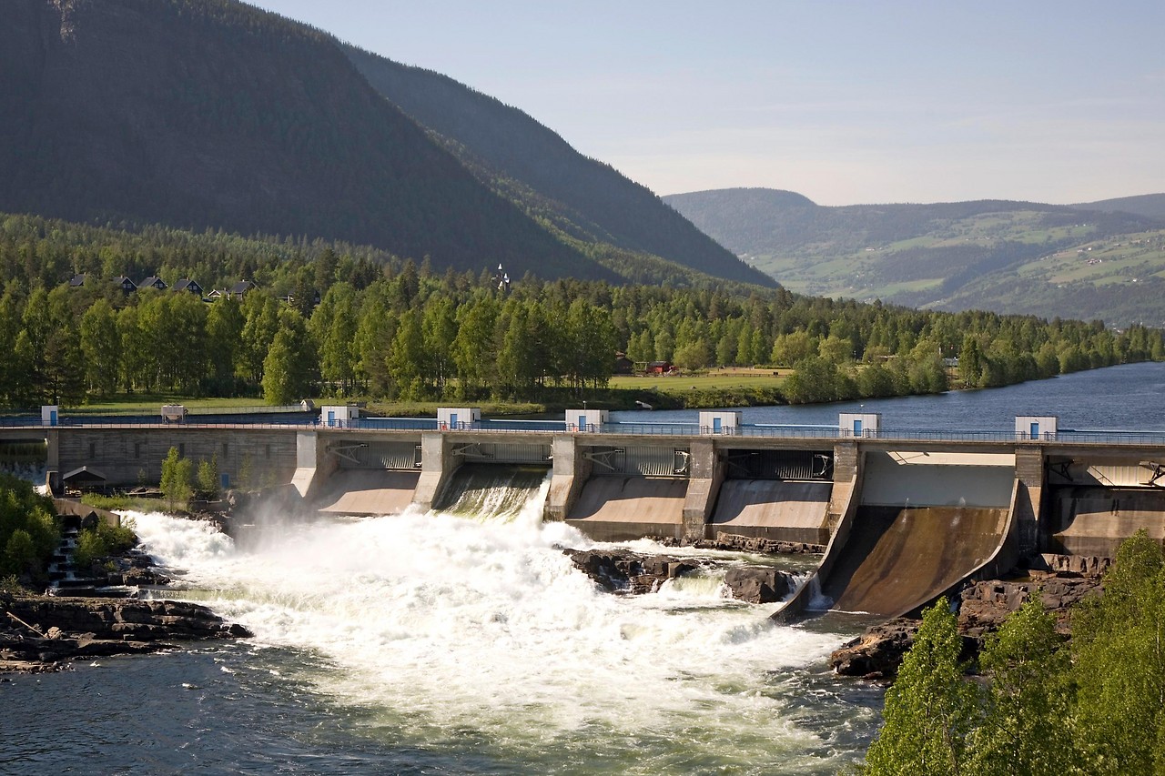 Central hidroeléctrica en Gudbrandsdal