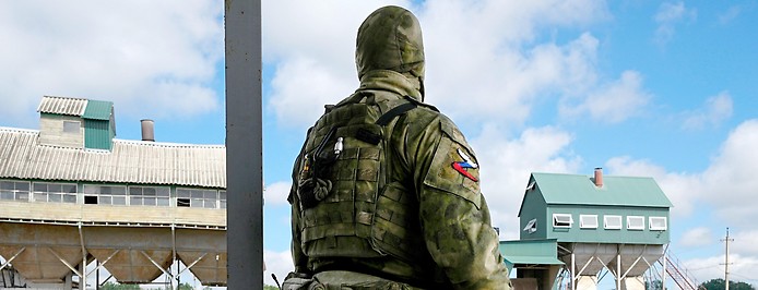 Russischer Soldat in der Ukraine