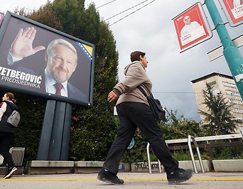 Wahlplakate in Sarajevo