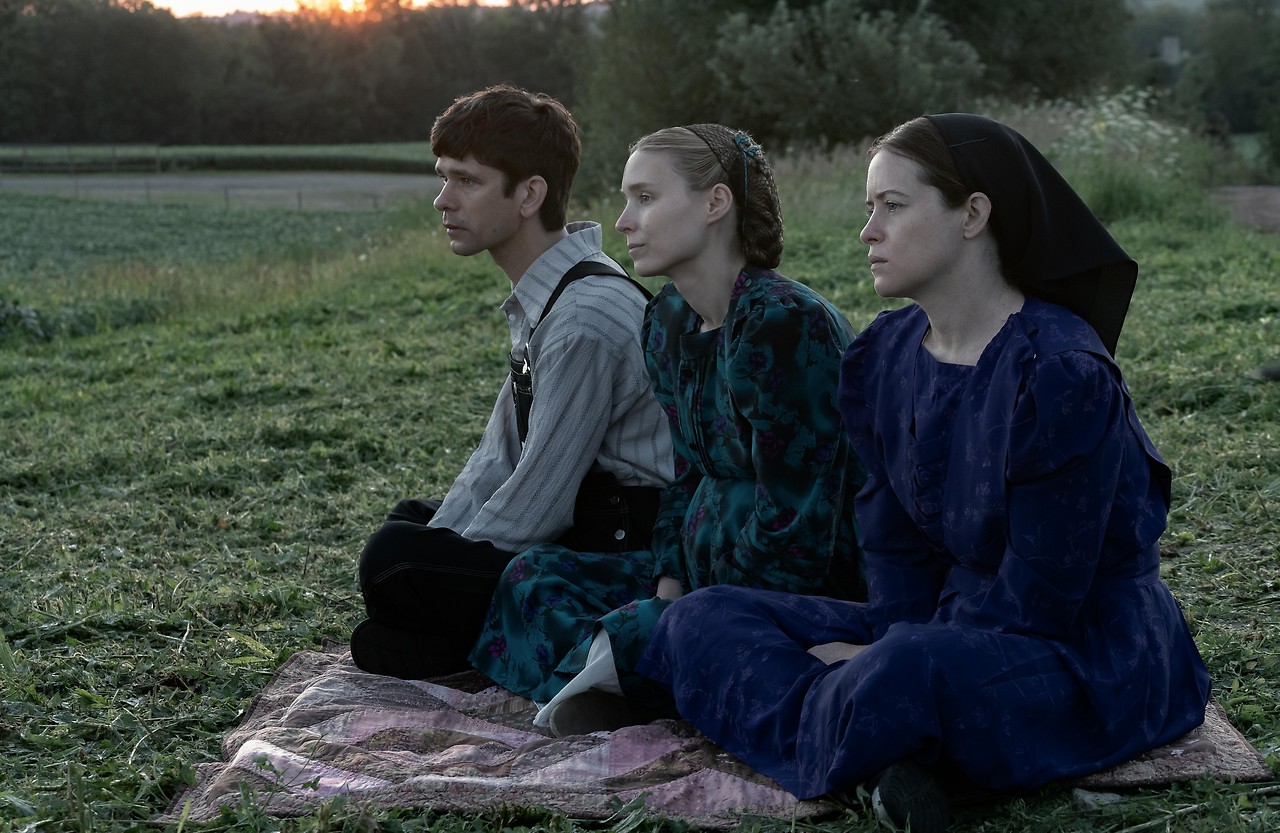 Ben Whishaw as Augustus, Rooney Mara as Ona and Claire Foy as Salome