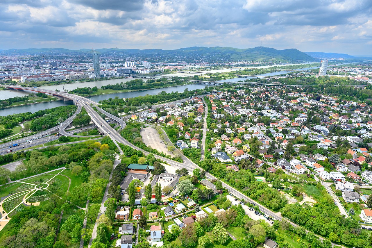View of the city of Vienna