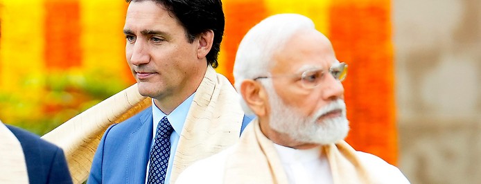 Justin Trudeau und Narendra Modi 