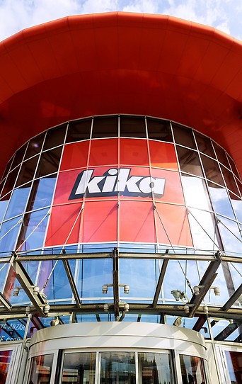 Kika-Logo auf Filiale