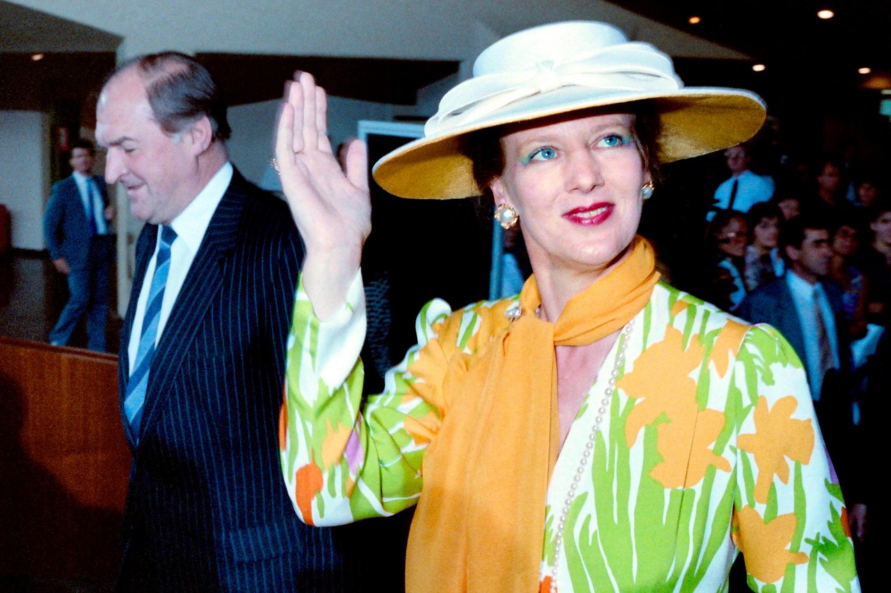 Danish Queen Margrethe, 1987