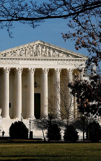Das Gebäude des Supreme Court in Washington