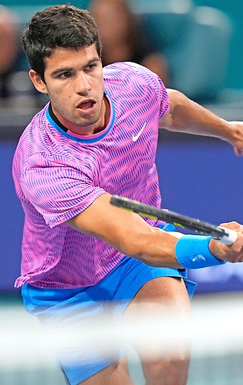 der spanische Tennisspieler Carlos Alcaraz