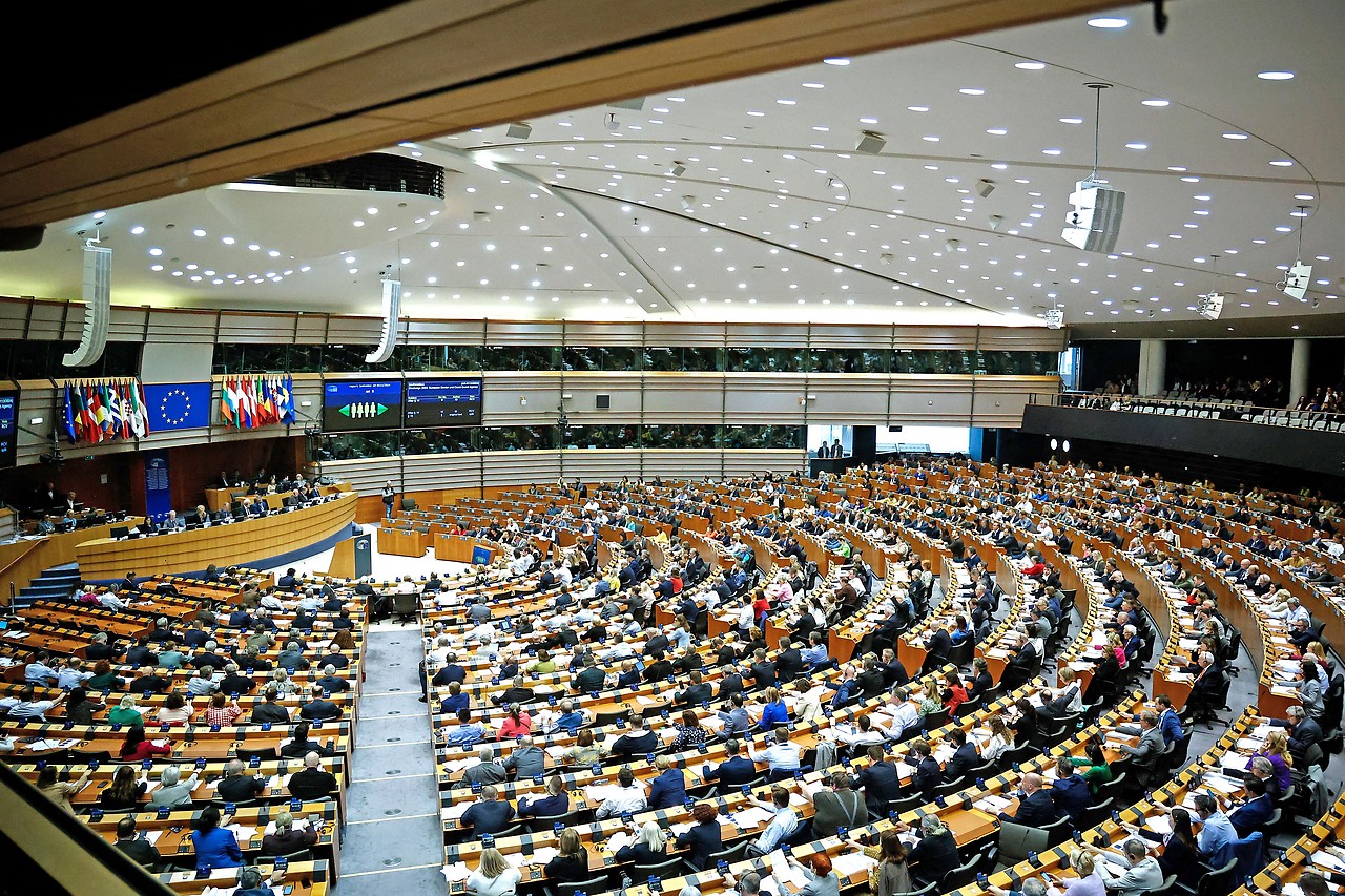 Plenum des Europäischen Parlaments in Brüssel