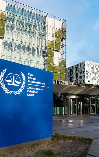 Internationaler Strafgerichtshof von außen